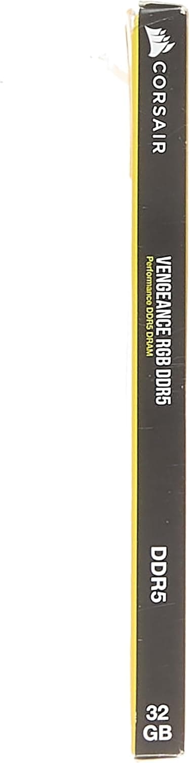 CORSAIR VENGEANCE RGB DDR5 RAM 32GB (2x16GB) 7000MHz CL34 Intel XMP iCUE Compatible Computer Memory - Black (CMH32GX5M2X7000C34)