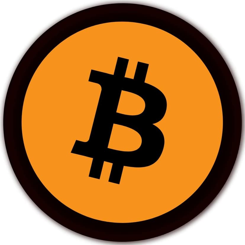 Bitcoin Crypto Round Mouse Pad, Non-Slip Rubber Base Mousepad for Laptop Computer PC Office Home