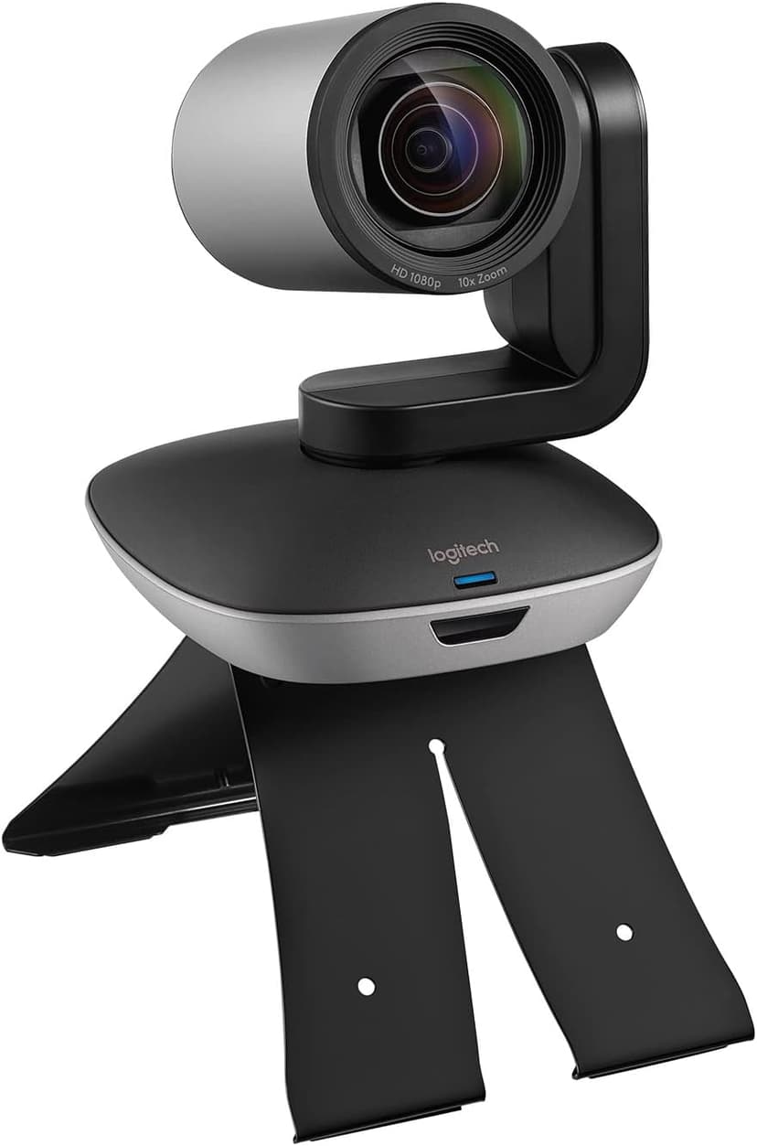 Logitech Group Video Conferencing Bundle with Expansion Mics for Big Meeting Rooms, Black and Silver