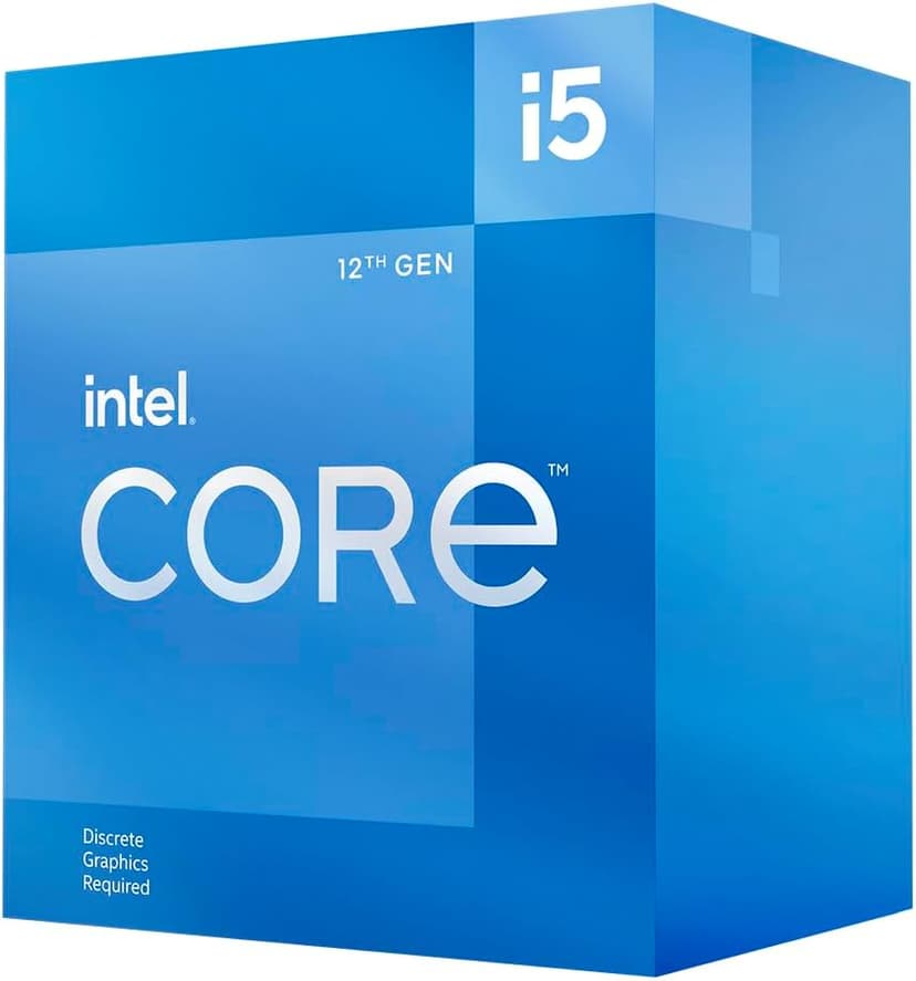 Intel Core i5-12400F Alder Lake CPU LGA 1700 2.5 GHz 6-Core 65W 18MB Cache Desktop Processor