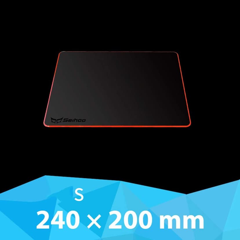 Mouse Pad, Resin Hard Surface Mouse Mat Polymer Silicone Bottom Gaming Mousepad No Smell Waterproof for Games, Office 24 x 20cm (9.5 x 7.8in)