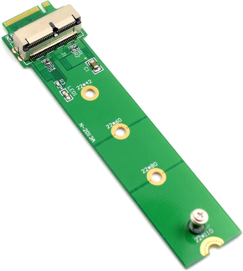 Cablecc 12+16Pin SSD to NVME M.2 NGFF M-Key for 2013 2014 2015 2016 2017 MacBook SSD