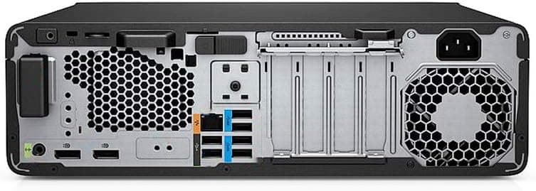 HP Z2 G5 SFF Trading Computer Bundle with Intel Core i7 8-Core up to 4.8GHz, 16GB DDR4-2933, 512GB SSD, Quadro P1000 GPU, Win 10, Z43 UHD 43 Inch Monitor, Keyboard, Gel Pads