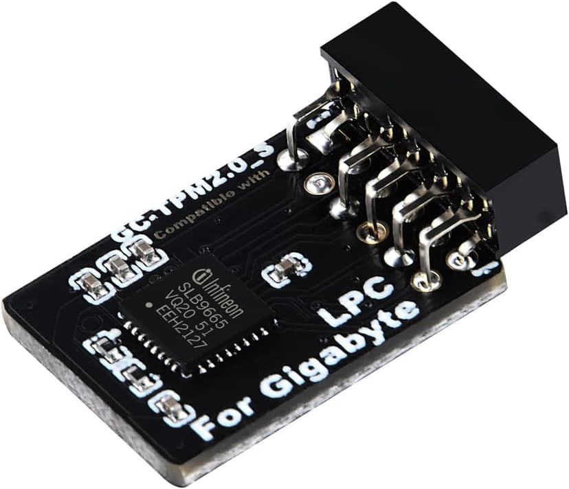 TPM2.0 Module LPC 12Pin Module with Infineon SLB9665 for Gigabyte Motherboard Compatible with GC-TPM2.0_S