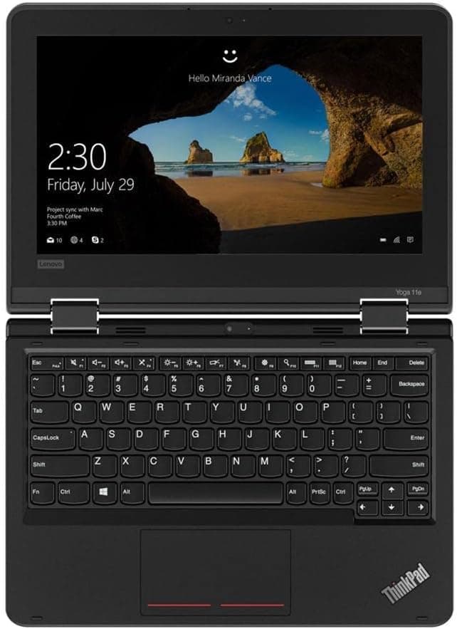 Lenovo 500w Gen 3 2-in-1 Laptop (11.6" Touchscreen, Intel Pentium N6000, 8GB RAM, 256GB SSD) Ruggedized & Water Resistant for Student & School, Webcam, Wi-Fi, IST Pen, Win 11 Home, Blue, 2024