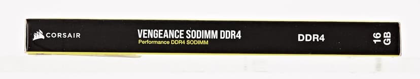 CORSAIR Vengeance SODIMM DDR4 RAM 16GB (1x16GB) 3200MHz CL22-22-22-53 1.2V Intel AMD Laptop Notebook Memory - Black (CMSX16GX4M1A3200C22)