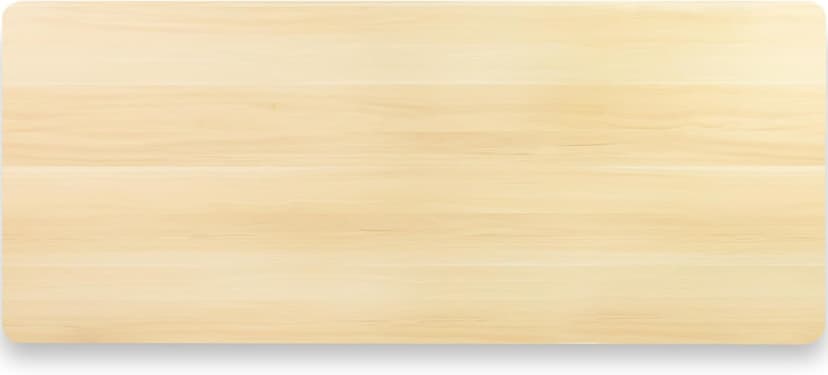 VIVO Light Wood 60 x 24 inch Universal Solid One-Piece Table Top for Standard and Sit to Stand Height Adjustable Home and Office Desk Frames, DESK-TOP60C