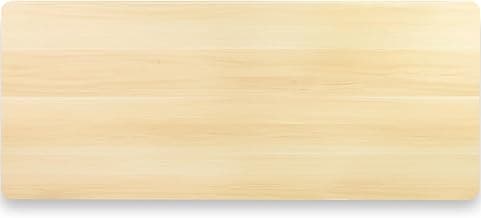 VIVO Light Wood 60 x 24 inch Universal Solid One-Piece Table Top for Standard and Sit to Stand Height Adjustable Home and Office Desk Frames, DESK-TOP60C