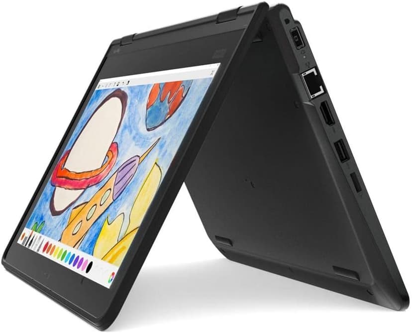 Lenovo 500w Gen 3 2-in-1 Laptop (11.6" Touchscreen, Intel Pentium N6000, 8GB RAM, 256GB SSD) Ruggedized & Water Resistant for Student & School, Webcam, Wi-Fi, IST Pen, Win 11 Home, Blue, 2024