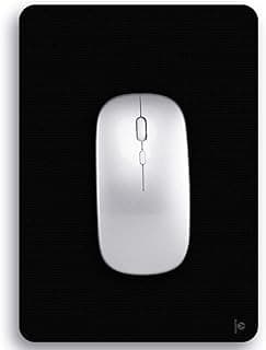Audimi Small Mouse Pad 6 x 8 Inch, Mini Mouse Pad Thick for Laptop Wireless Mouse Home Office Travel, Portable & Washable (Black)