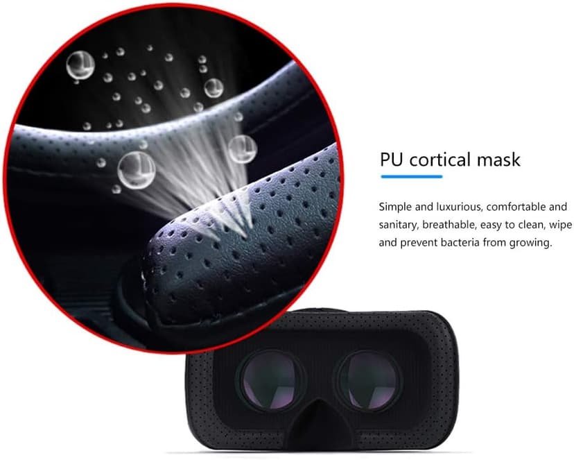 VR Headset with Remote Controller,3D Glasses Virtual Reality Headset for VR Games & 3D Movies, VR Headset for iPhone & Android Phone,VR Glasses Suitable for Kids and Adults