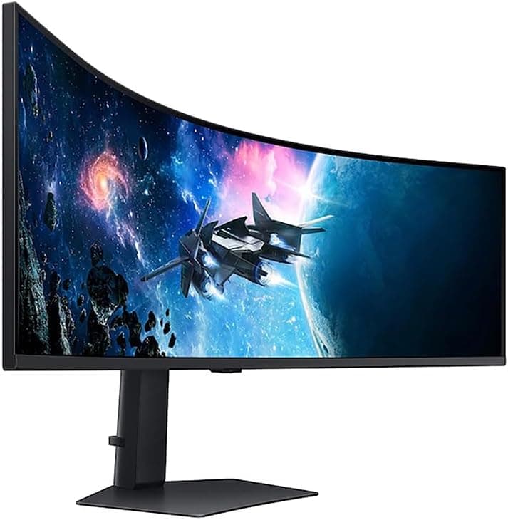 SAMSUNG LS49CG954E 49 inch Odyssey G9 G95C DQHD 240Hz 1ms(GtG) DisplayHDR 1000 Curved Gaming Monitor (Renewed) Bundle with 2 YR CPS Enhanced Protection Pack