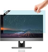 [2 Pack] 24 inch Removable Anti-Glare Blue Light Screen Protector for 16:9 Computer Monitor Display– Anti-Glare, Anti-Scratch, PC Anti-UV Eye Protection Filter Film