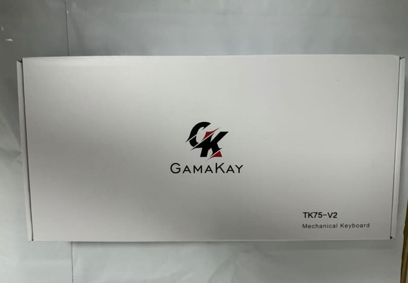 GK GAMAKAY TK75 V2 75% Silent Mechanical Keyboard with TFT Screen, Hot Swap RGB Bluetooth 5.0/2.4GHz Wireless/USB-C Wired PBT Cherry Profile Keycaps Gaming Keyboard (GamaKay Pegasus Switch)
