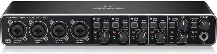 Behringer Behringer U-PHORIA UMC404HD - USB 2.0 Audio/MIDI Interface