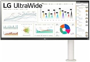 LG 34BQ680-W UltraWide Monitor Ergo
