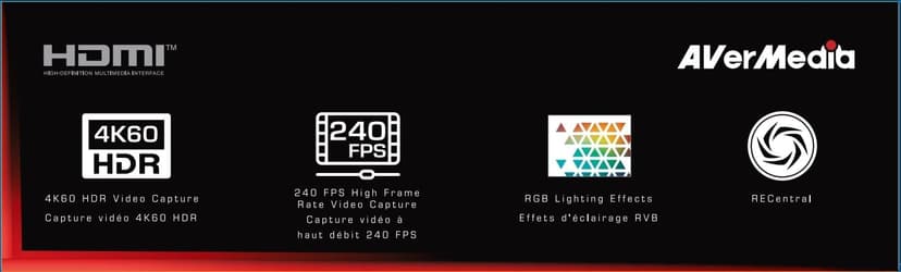 AVerMedia GC573 Live Gamer 4K, Internal Capture Card, Stream and Record 4K60 HDR10 with ultra-low latency on PS5, PS4 Pro, Xbox Series X/S, Xbox One X, in OBS, Twitch, YouTube