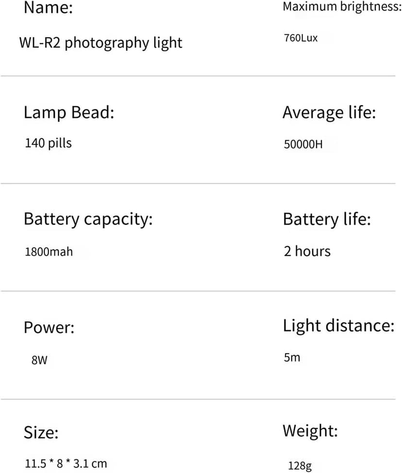Rechargeable LED Selfie Light Clip On Video Light for Phone Camera Laptop with Adjustable 3 Light Mode for Photography