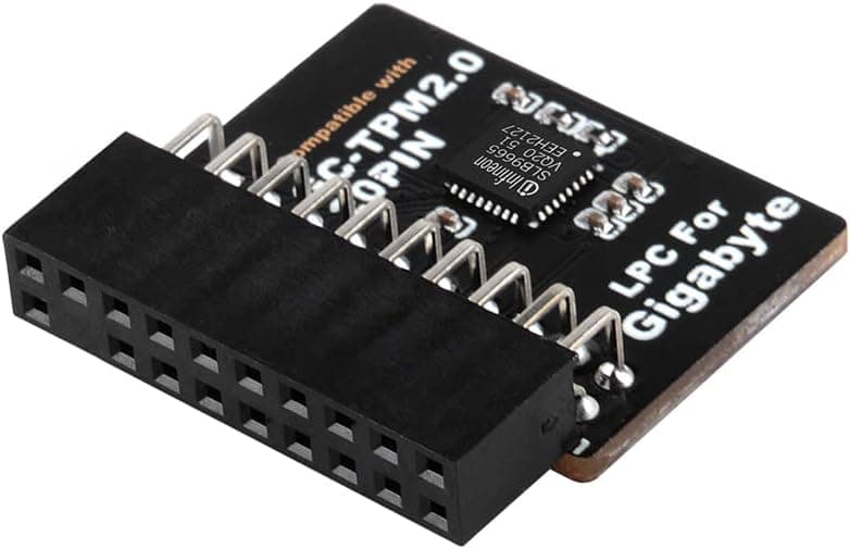 TPM2.0 Module LPC 20Pin Module with Infineon SLB9665 for Gigabyte Motherboard Compatible with GC-TPM2.0