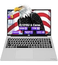 15.6-FHD-Laptop Student-Laptop, 16GB RAM 256GB SSD, Intel Pentium Quad-Core N100 Processor (Up to 3.4GHz) Backlit Keyboard Fingerprint WiFi 6 BT5.2 Business-Laptop, 2 Years Warranty Windows 11 Laptop