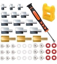500PCS Laptop Screws Notebook Computer Screws Kit 20 Sizes Blue Nylok Screws M2 M2.5 M3 Laptop Replacement Computer Screws for Motherboard SSD PC Fan Hard Drive