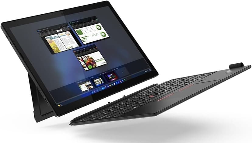 Lenovo ThinkPad X12 Tablet w/Detachable Keyboard (12.3" FHD+ Touchscreen, Intel Core i7-1160G7, 16GB RAM, 512GB SSD, Active Pen) 2-in-1 Business, Enterprise Laptop, Webcam, FP, Backlit KB, Win 11 Pro