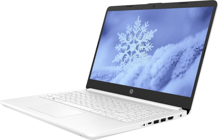 HP 14" LED Business Laptop Computer, 16GB RAM 320GB Storage (64GB eMMC+256GB SD Card), Intel Quad-Core N4120, Windows 11 S Laptop with 1-Year Microsoft Office 365, PLUSERA Earphones, White