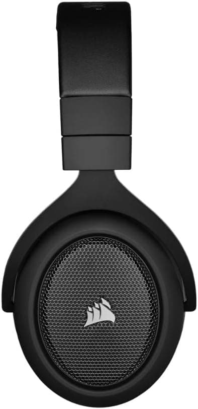 Corsair HS70 Pro Wireless Gaming Headset - 7.1 Surround Sound Headphones for PC, MacOS, PS5, PS4 - Discord Certified - 50mm Drivers – Carbon,Black