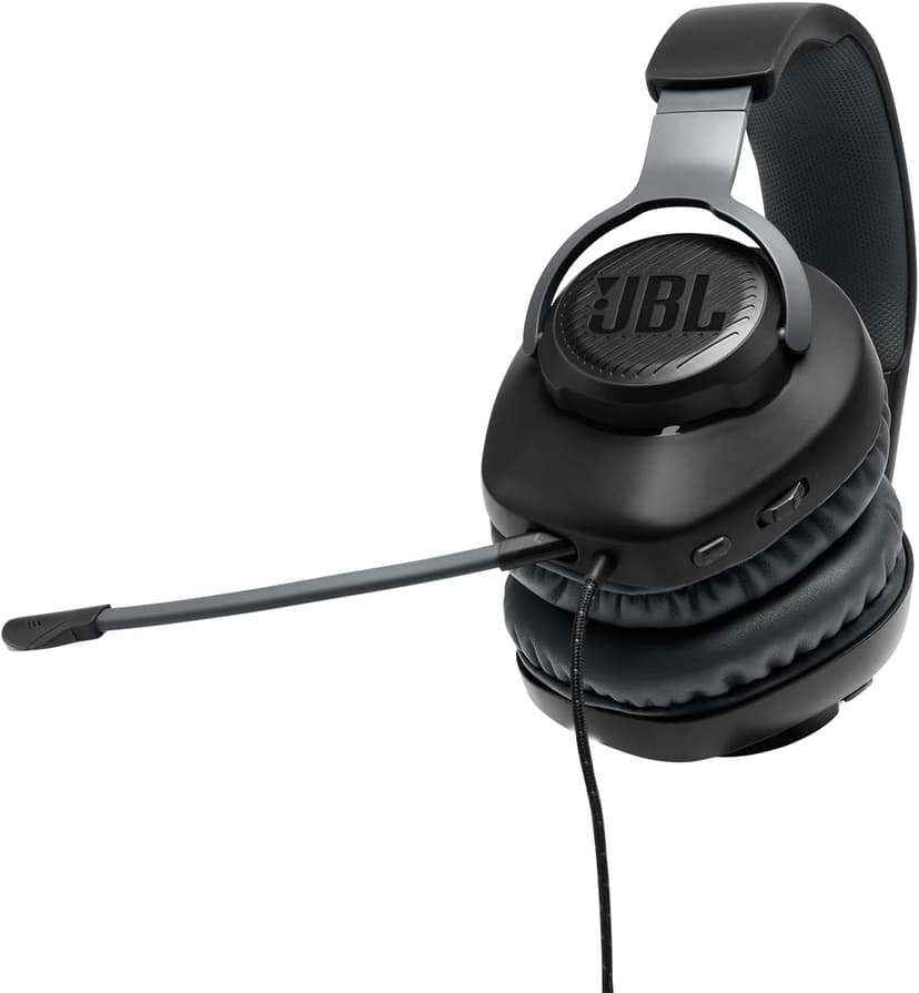 JBL Quantum 100 - Wired Over-Ear Gaming Headphones - Black, Large