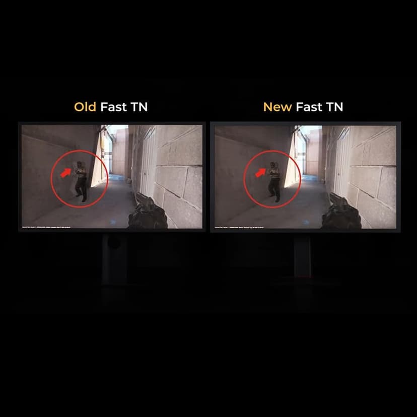 BenQ Zowie XL2566X+ | 24.1 | Fast TN 400Hz Gaming Monitor for Esports | Motion Clarity DyAc2 | 1080p | XL Setting to Share | Shielding Hood | New Industrial Grade Ball Bearing Height Adjustment
