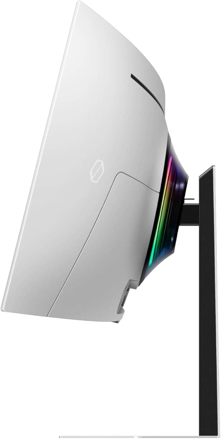 Samsung 49" Odyssey OLED G9 (G95SC) Series Curved Smart Gaming Monitor w QD-OLED, 240Hz, 0.03ms, AMD Freestyle Premium Pro, G-Sync Compatible, Dual QHD, Neo Quantum Processor Pro, LS49CG954SNXZA