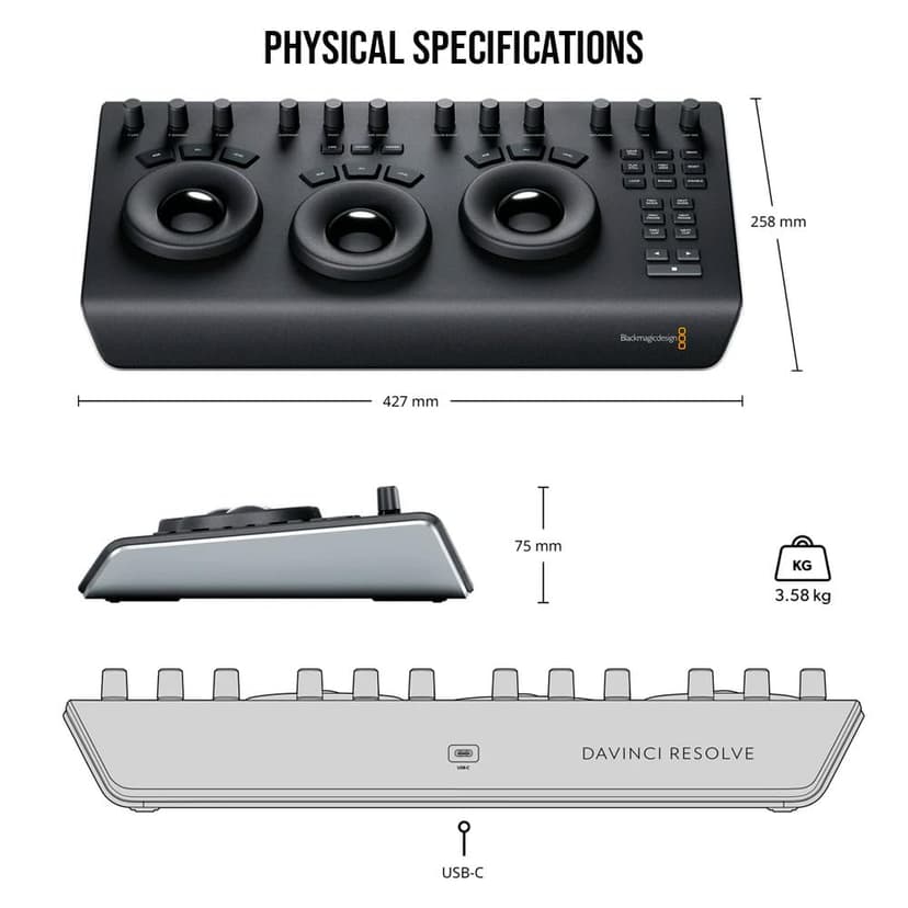 Blackmagic Design Davinci Resolve Micro Panel (BMD-DV-RES-BBPNLMIC)