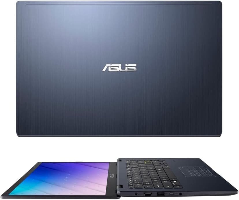 ASUS 14" FHD Laptop, Intel Celeron N4500, 4GB Memory on Board, 64GB eMMC, Intel Iris Xe Graphics, Media Card Reader, Quiet Blue, E410KA-CL464 (Renewed)