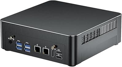 Thdeukoty Mini PC with Core i9-9880H 2.3 up to 4.8GHz, 32G DDR4 1T SSD, Windows 11 Pro Desktop Computer, DP*1, HDMI*2 Support Triple Display, WiFi6E/BT5.3, VESA, Optical, Dual 2.5G LAN