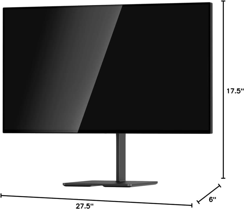 DOUGH Spectrum One 27-Inch Gaming Monitor - 4K HDR, 144Hz Refresh Rate, 1ms Response, IPS Panel, Freesync Premium Pro, USB-C Docking, DisplayPort, HDMI (Eve Spectrum) (Monitor with Stand, Glossy)