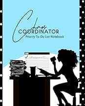 Chaos Coordinator Priority To Do List Notebook: Undated daily checklist organizer | Productivity tool for women | Track, prioritize, and manage your ... to tackle your day with purpose | 8 x 10