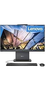 Lenovo ThinkCentre Business All-in-one Computer, 23.8" FHD IPS Display, Intel Core i5-13420H Processor, 32GB DDR5 RAM, 1TB PCIe SSD, Wi-Fi 6, Webcam, USB-C, HDMI in&Out, Windows 11 Pro