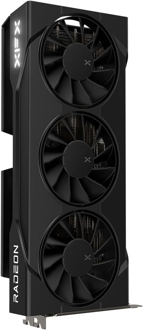 XFX Swift AMD Radeon RX 9060 XT OC Triple Fan Gaming Edition with 16GB GDDR6 HDMI 2xDP, AMD RDNA 4 RX 9060XT RX-96TS316BA