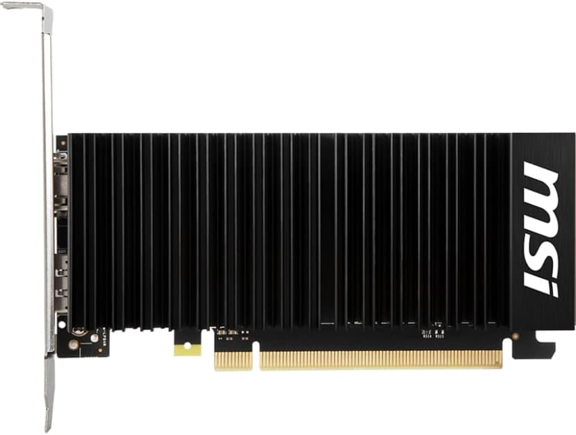 MSI Gaming GeForce GT 1030 4GHD4 LP OC Low Profile Graphics Card (Boost Clock: 1430 MHz, Memory Speed: 2100 MHz, 4GB DDR4, 64-bit, DP/HDMI)