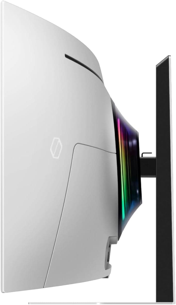 Samsung 49" Odyssey OLED G9 (G95SC) Series Curved Smart Gaming Monitor w QD-OLED, 240Hz, 0.03ms, AMD Freestyle Premium Pro, G-Sync Compatible, Dual QHD, Neo Quantum Processor Pro, LS49CG954SNXZA