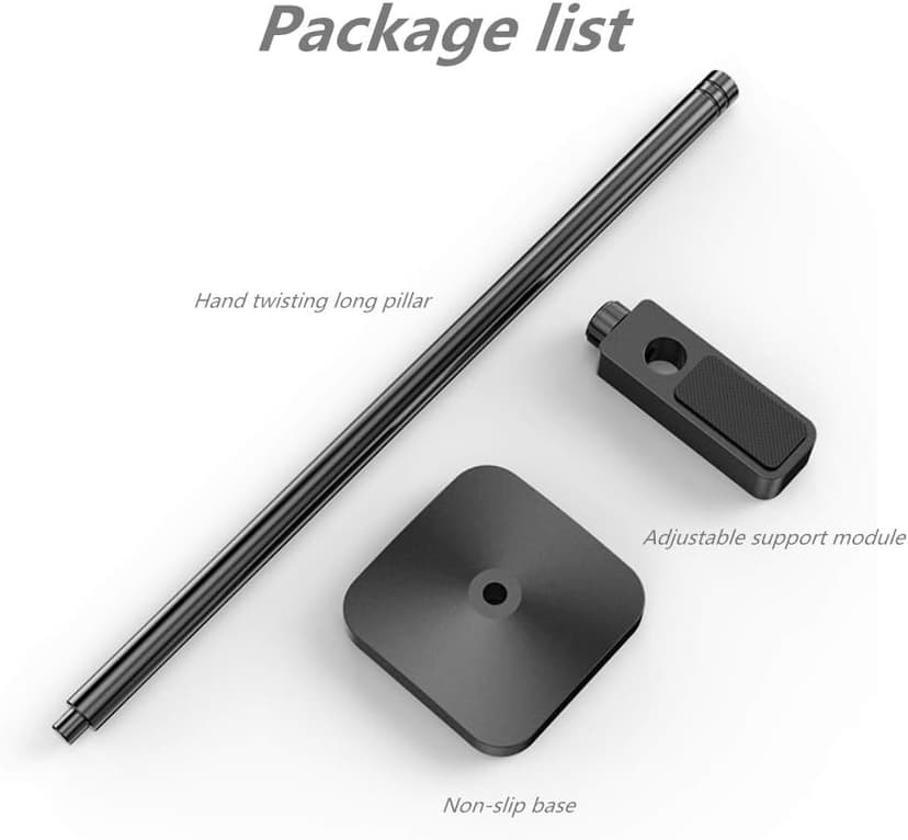 MHQJRH Graphics Card GPU Brace Support, Video Card Sag Holder Bracket, Anodized Aerospace Aluminum (Black)