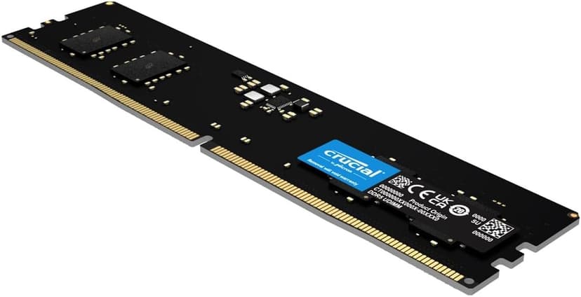 Crucial 16GB DDR5 RAM Kit (2x8GB), 5600MHz Desktop Memory, UDIMM 288-Pins, Compatible with Intel Core and AMD Ryzen 7000 - CT2K8G56C46U5