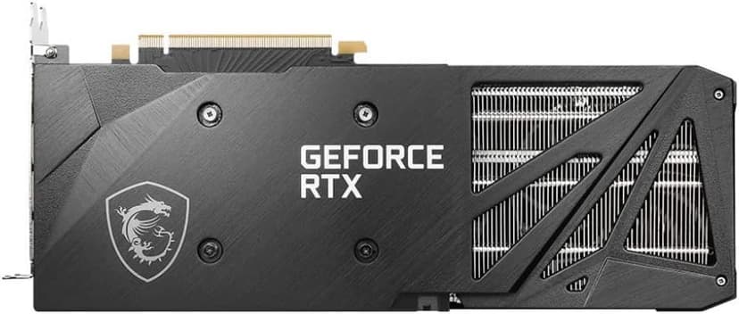 MSI Gaming GeForce RTX 3060 12GB 15 Gbps GDRR6 Boost Clock: 1807 MHz 192-Bit HDMI/DP PCIe 4 Torx Triple Fan Ampere OC Graphics Card (RTX 3060 Ventus 3X 12G OC)
