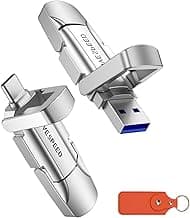 MOVE SPEED 1TB Solid State Flash Drive 570MB/s High Speed Type C + USB 3.2 Drive Dual Port, Thumb Drive Compatible with iPhone 15, 16 Series/Android Phone/MacBook/Audio/Smart TV
