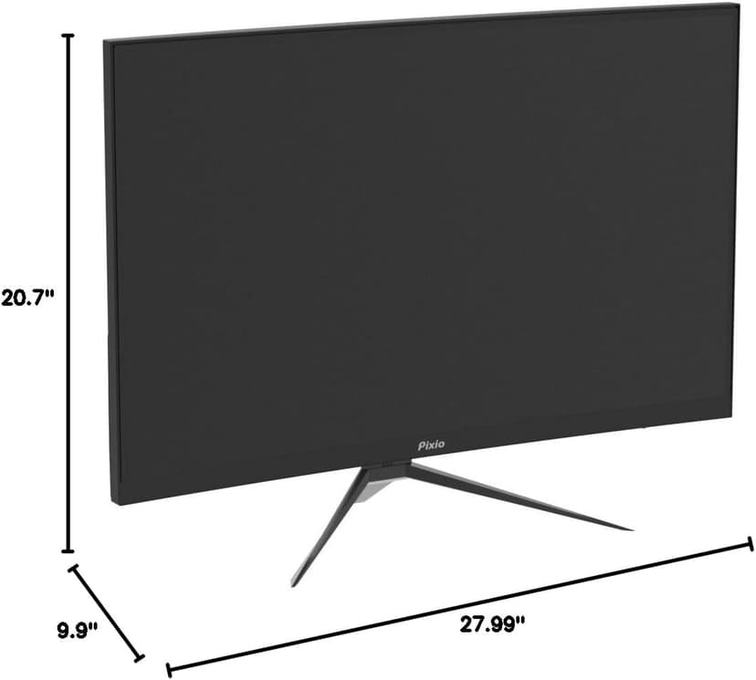 Pixio PXC325 32 inch 165Hz Refresh Rate FHD 1080p Resolution 1500R Curve VA Panel 1ms Response Time Adaptive Sync HDR Curved Gaming Monitor
