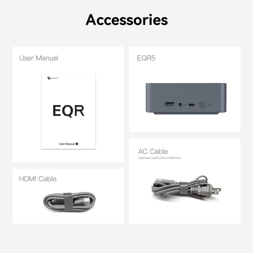 Beelink EQR5 Mini Pc,AMD Ryzen 7 5825U(8C/16T,up to 4.5GHz),Mini Computer with 32GB DDR4 RAM/500GB M.2 PCle3.0 SSD,Micro Pc Support 4K FPS,WiFi6/BT5.2/USB3.0/Home/Office/Game