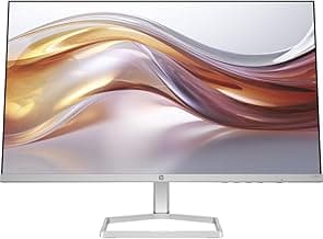 HP 524sf Series 5 24" FHD 1920x1080 IPS Monitor, 100Hz, 99% sRGB, 1500:1, 5ms, Black/Silver (2024 Model)…