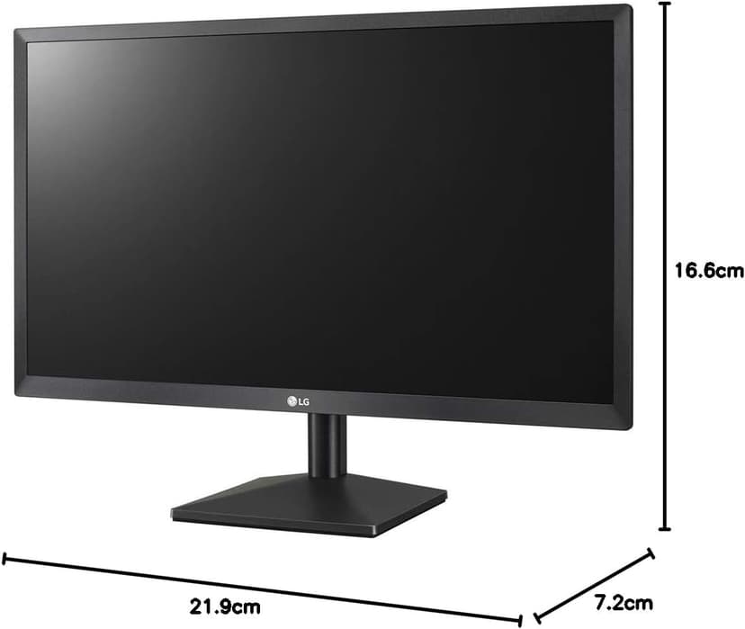 LG 24MK430H-B 24'' Class Full HD (1920 x 1080) IPS Monitor with AMD FreeSync Technology On Screen Control and Compact Bezel (HDMI, D-Sub, Headphone Jack) – Black