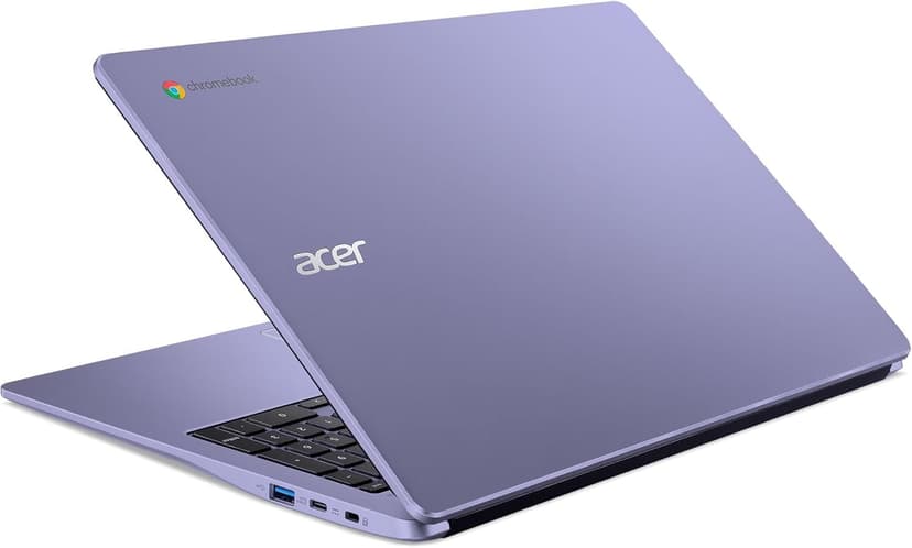 acer Chromebook 315 15.6" FHD, Intel Celeron N4500, 4GB RAM, 128GB Storage (64GB eMMC + 64GB SD Card), Home & Student Laptop, 10-Hr Long Battery Life, Wi-Fi 6, Webcam, Chrome OS, Purple (Renewed)