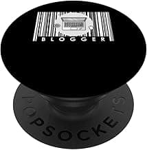 Blog Internet Blogging Content Creator Laptop - Blogger PopSockets Swappable PopGrip